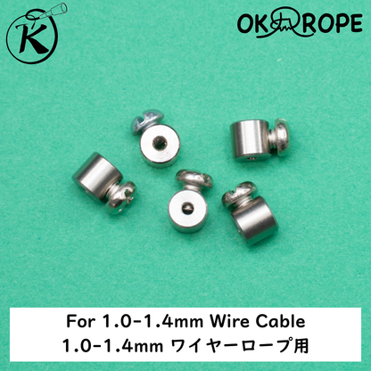 ワイヤーロープ 留め具 (ねじタイプ)