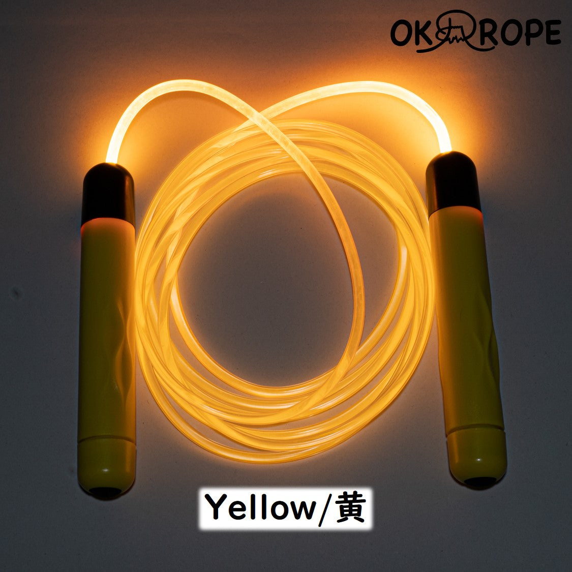 Glowing LED Jump Rope (Length Adjustable) -4 colors – OK ROPE なわとび専門店 Jump Rope Store