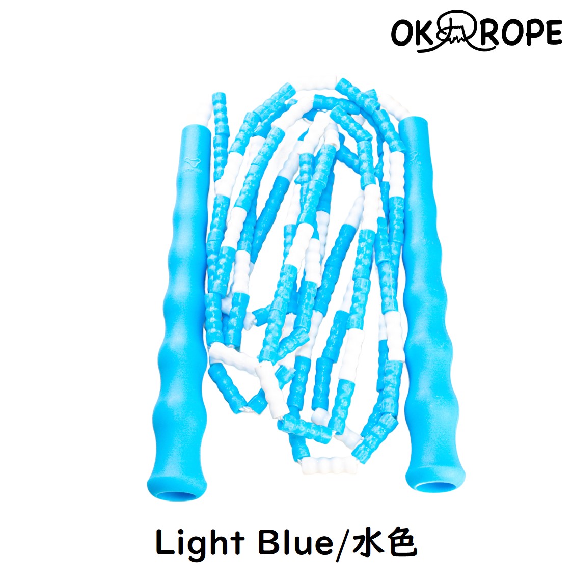 初めてのなわとびに最適！] ソフトビーズロープ/ミドルグリップ -7種類