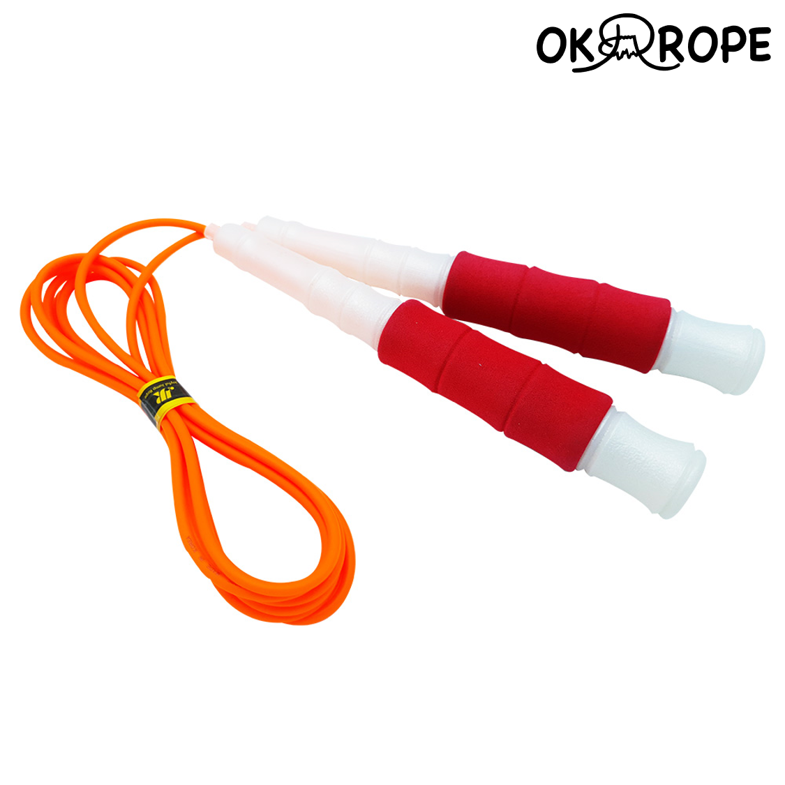 リリースが安定する!] ビニールロープ(FR-2s) スポンジ付き – OK ROPE なわとび専門店 Jump Rope Store